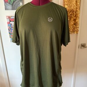 Green Athletic Men's Shirt
